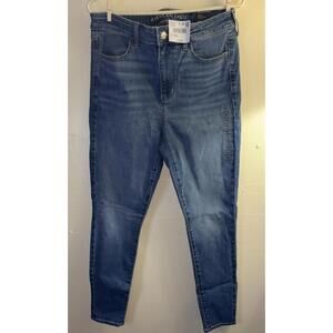 American Eagle Super High-Rise Jegging Next Level Stretch Sz 12 31W Regular New